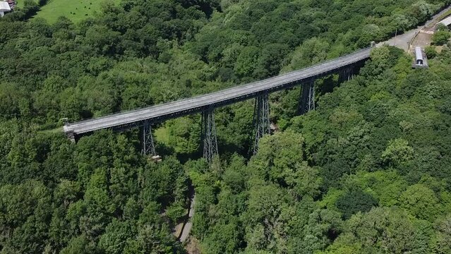 Meldon Viaduct Dartmoor National Park Drone FHD