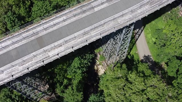 Meldon Viaduct Dartmoor National Park Drone FHD