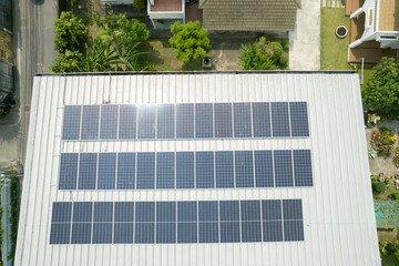 Solar cells on the roof, save the power