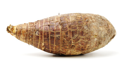 Taro on a white background