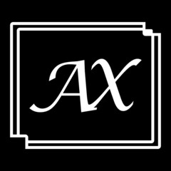 AW letter logo icon vector template on black background creative letter AW icon. AW vector