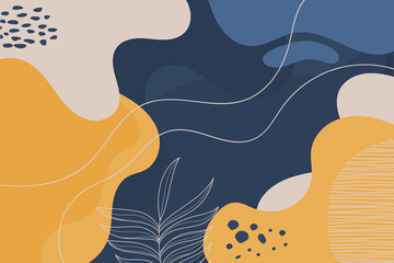 Fototapeta premium Abstract creative backgrounds in minimal trendy style with copy space for text.