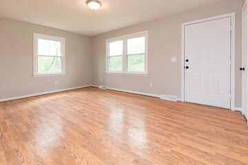 empty light colored room