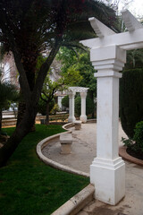 geometric architecture on botanic park