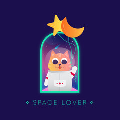Space lover Cat
