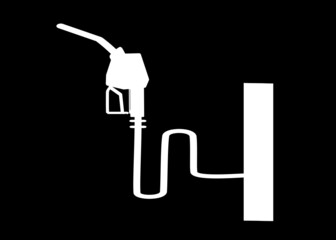 Fuel Pump . Fuel Pump icon .Petrol pump. Gas station, Fuel background.  flat design .Gasoline pump nozzle .
