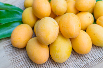 Plum mango, or Marian plum fruit