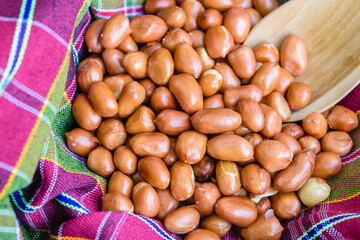 fried peanuts food