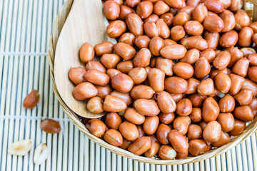 fried peanuts food