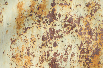 .Iron, rusty texture.