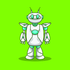 Humanoid robot masot