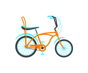 Banana Seat Bike Illustration And Vector Design