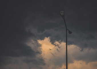 Lamp on the sky