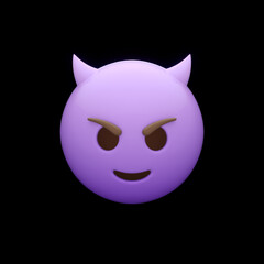 Devil Smiley Face