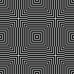 Obraz premium Optical Lines Motif Pattern. Contemporary Decoration for Interior, Exterior, Carpet, Textile, Garment, Cloth, Silk, Tile, Plastic, Paper, Wrapping, Wallpaper, Pillow, Sofa, Background, Ect. Vector
