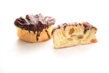 Japanese Pastry: chocolate-coated flaky pastry