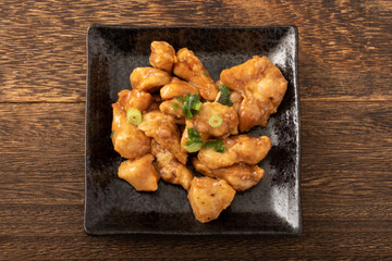 鶏ぼんじり焼き　にんにく醤油