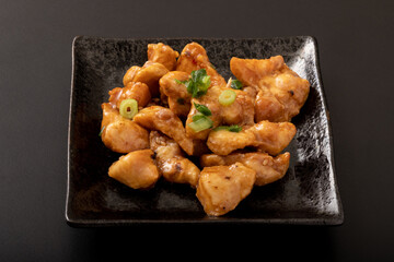 鶏ぼんじり焼き　にんにく醤油