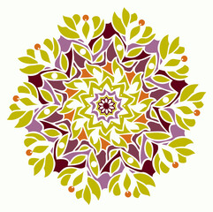 bellissimo mandala disegnato a mano