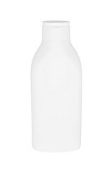 cream pump bottle isolated on white background