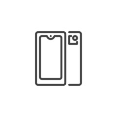 Smartphone line icon