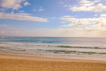 Fototapeta na wymiar Early morning at Forster Beach, NSW