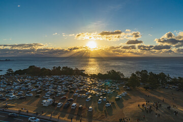 【和歌山】串本町潮岬観光タワーからの初日の出