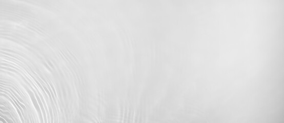 Transparent clear white water surface texture with ripples, splashes and bubbles. Abstract summer...