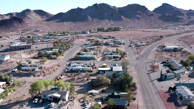 Small village in Nevada on the border with California. Beatty, NV