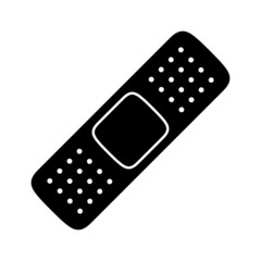 Medical plaster bandage icon. Adhesive bandage. Vector illustration