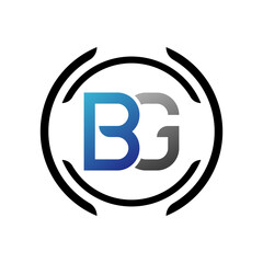 Initial BG letter Logo Design vector Template. Abstract BG Letter logo Design.