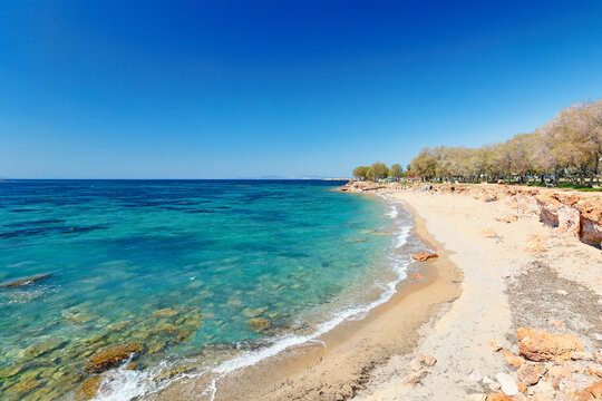 Beach of Voula near Athens, Greece