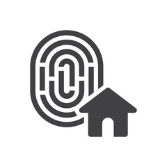 home Fingerprint icon