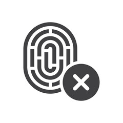 Cancel Fingerprint Icon