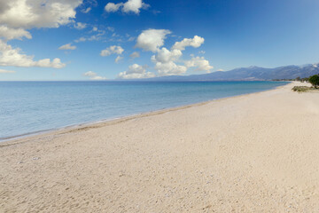 Schinias beach in Attica near Athens, Greece