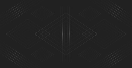 Abstract futuristic technologies. Abstract background with dynamic lines, triangles and circles. Applicable for wall poster, poster, ui, cover, banner, social media.