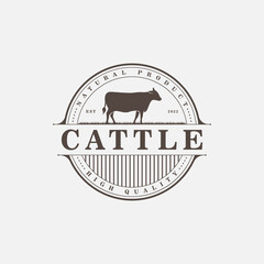 Farming logo with emblem style