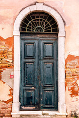 Old and beautiful ornate door