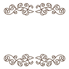 オーナメント 装飾 飾り シンプル ラインアート 背景なし