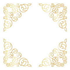 オーナメント 装飾 飾り シンプル ラインアート 背景なし