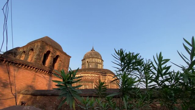 The famous Madan Mohan temple located in Bishnupur, West Bengal, India. The historic temple in the religious town of Bishnupur, India.
