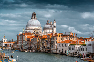 Naklejka premium Santa Maria della Salute Basilica in Venice, Italy
