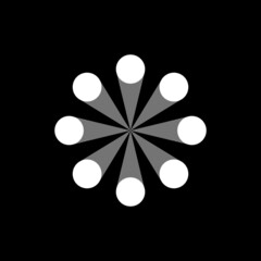 abstract modern dot corporate logo design