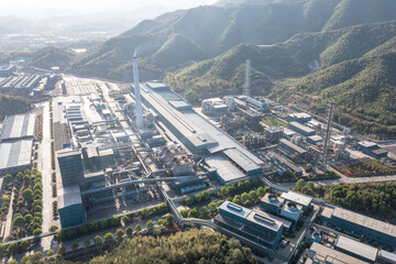 factory building in city