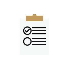 task check list icon for website, symbol, presentation