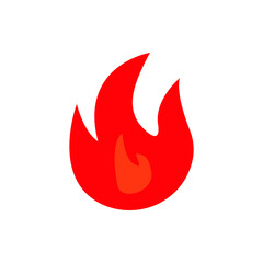 fire icon for a website,  presentation
