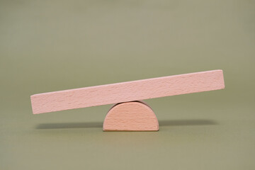 Demonstration of imbalance; free space for your objects
