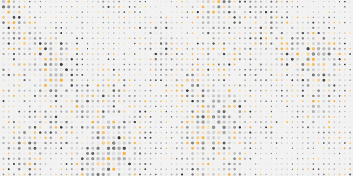 Abstract Colorful Spotted Pixels Pattern, Geometric Mosaic Texture - Generative Art, Vector Background
