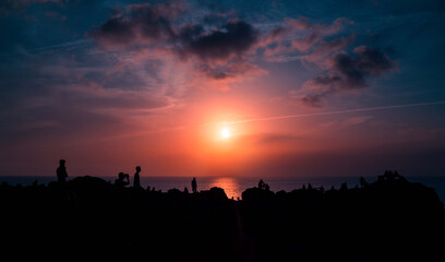 Obraz premium sunset in the desert