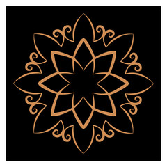 Amazing black white vector mandalas in different themes in oriental and western style for luxury logos, designs and coloring books